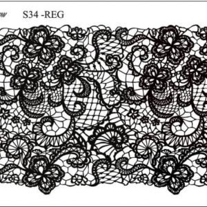 Pantalla de Seda  Theraimbowsilkscreen   modelo:  Encaje   1u