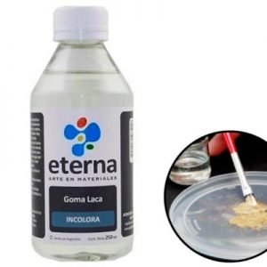 Goma Laca incolora ETERNA.       125g   1u