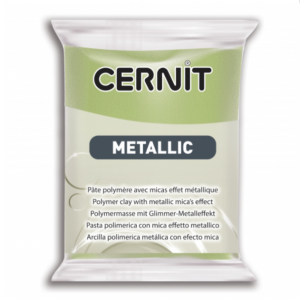 Cernit METALLIC    color ORO VERDE    56g