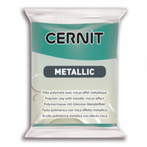 Cernit METALLIC    color TURQUESA      56g