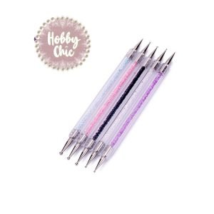 Set de acocadores   con CRISTALES  5 piezas