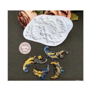 Molde de silicona 4 relieves.     1u