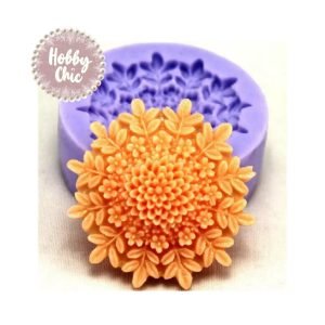 Molde de silicona   Flor MODERNA  1u