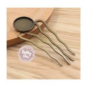 Horquilla  color  bronce para pelo     1 u