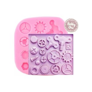 Molde de silicona con diseños STEAMPUNK1      1u