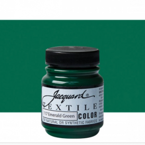 Jacquard Textile color  EMERALD GREEN .  66 ml