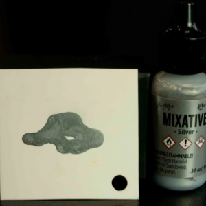 Ranger  Tim Holtz  Tinta al alcohol  MIXATIVE METALLIC  SILVER.        14 ml    1u