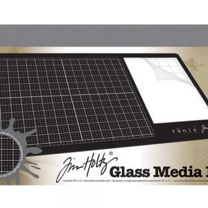 Tim Holtz  GRAN ALFOMBRA PROFESIONAL  MIX MEDIA de vidrio templado.     1u