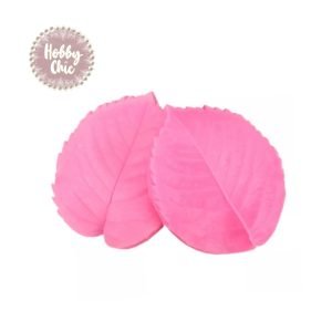 Molde de silicona de nervadura de HOJAS de ROSA      1par