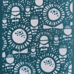 Pantalla de Seda Moiko  modelo  FLORES FOLK.     1u