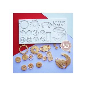 Molde de silicona con diseños STEAMPUNK2       1u