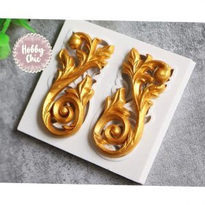 Molde de silicona con diseños  MOLDURA 1     1u