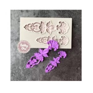 Molde de silicona con diseños  MOLDURA3    1u