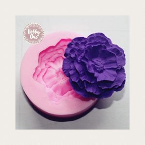 Molde de silicona de FLOR MORADA   1u