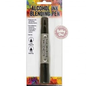 Lápiz mezclador doble punta rellenable para tintas al alcohol               1u