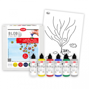 Viva Decor Blob Paint Color 90ml (Set De 6 Colores) - BALLON GIRLS