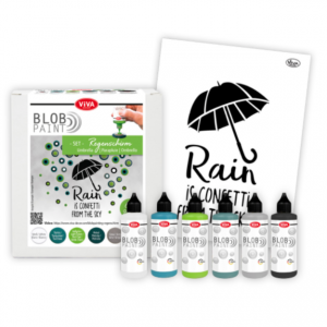 Viva Decor Blob Paint Color 90ml (Set De 6 Colores) - UMBRELLA
