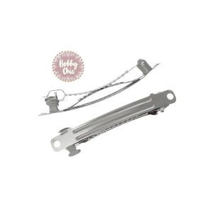 PINZA PARA PELO  color  rhodium   5u