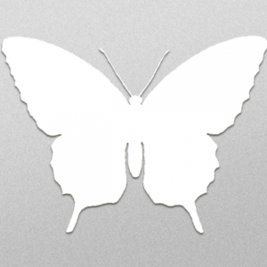 Papel sintético para tintas al alcohol NARA SHAPES. Forma MARIPOSA         1u