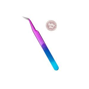 PINZAS de acero inoxidable punta curva     1u