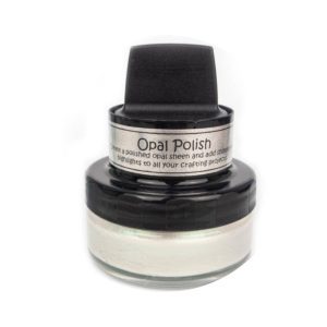 Pasta de Mica con aplicador Cosmic Shimmer:  OPAL POLISH  GREEN PEARL    50 ml