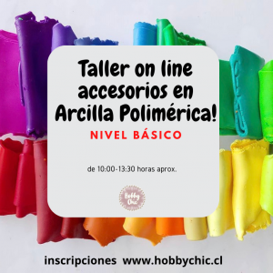 Workshop de  iniciación  en accesorios de arcilla polimérica,  sábado 13 de  septiembre