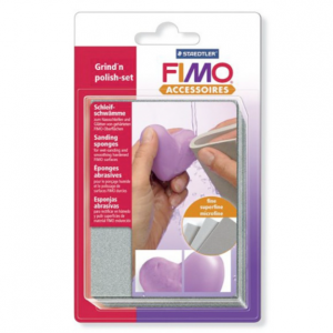 Set de esponjas abrasivas al agua  FIMO.      3u