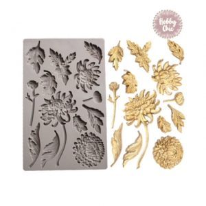 Gran Molde de silicona CRISANTEMO     1u