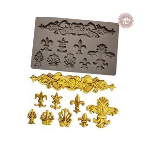 Gran Molde de silicona FLOR DE LIS      1u