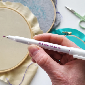 Lápiz marcador de  tela con  tinta que desaparece/morada , Dritz