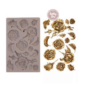 Gran Molde de silicona ROSAS     1u