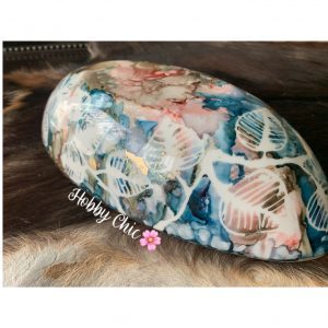 Taller pieza decorada con tintas al alcohol.     sábados:  27 junio y 4 julio