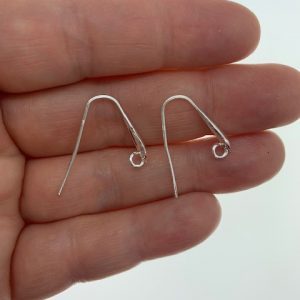 Base de ARO de fina plata  Italiana  MODELO 2  Ley 925       1par