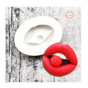 Molde de LABIOS con frambuesa   1u