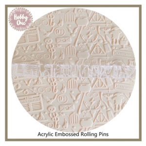 Rodillo de acrílico para texturar diseño:    HARRY POTTER .   1u