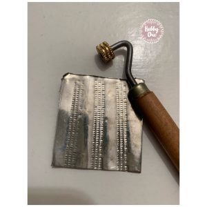 Rodillo repujado en Estaño.    modelo 4