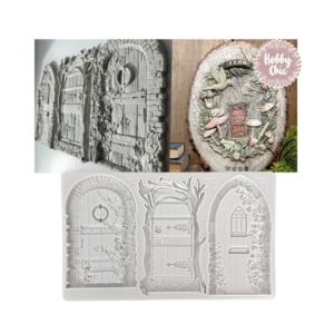 Molde de silicona XL  3 PUERTAS GRANDES.     1u