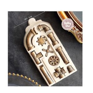 Molde de silicona con diseños  CAÑERÍAS      1u