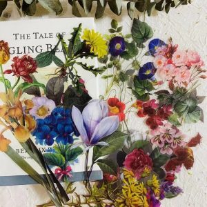 Láminas de PVC para decoupage  FLORES VARIAS/ 3 .        1pack