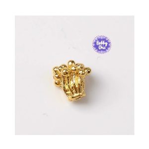 Centros de flores  PEQUEÑAS color DORADO.   10u