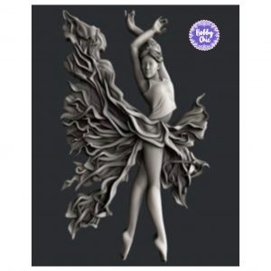 Molde de silicona  modelo BAILARINA GRANDE  1u