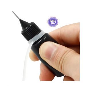 Pack  2 botellitas  NEGRAS punta aguja  de 30 ml