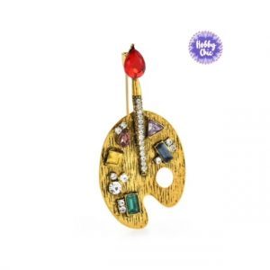 Pin  paleta pintura DORADO  1u