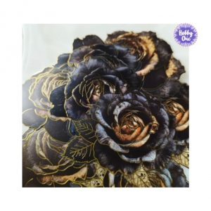 Láminas de PVC pegatinas decoupage  flores MYSTICAL .        1pack