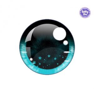 Ojos XXXL  de Vidrio   1 par 40 mm  CHIMUELO