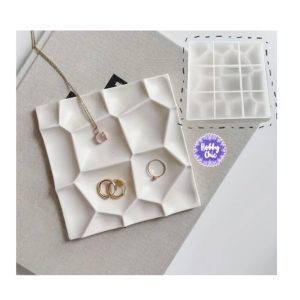 Molde de silicona JOYERO bandeja moderna   1u