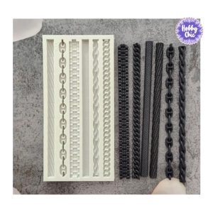 Molde  XL de silicona CADENAS .    1u