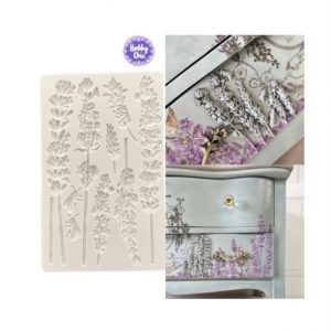 Molde  XL de silicona  Lavanda      1u