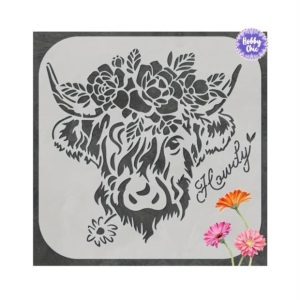 Sténcil de plástico VACA   1u