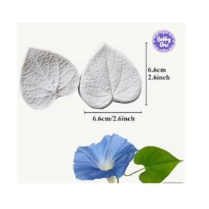 Molde de silicona de nervadura hoja Morning Glory   1par